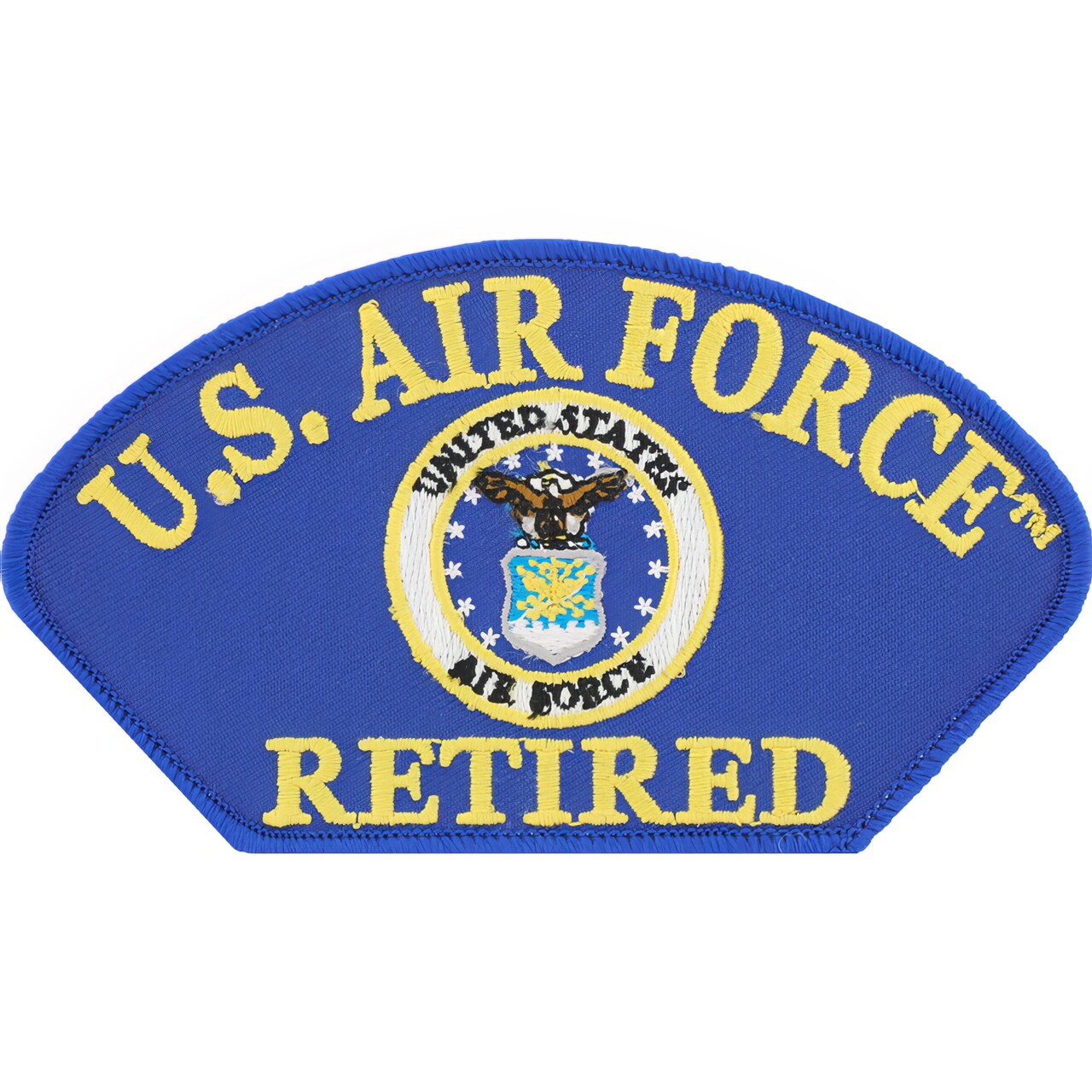 U.S. Air Force Retired Hat Patch 2 3/4&#x22; x 5 1/4&#x22;